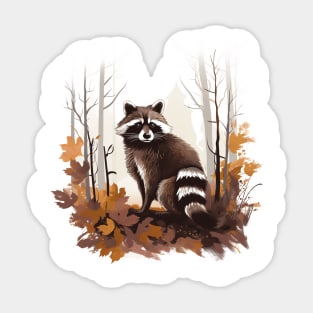 Raccoony Cuteness Sticker